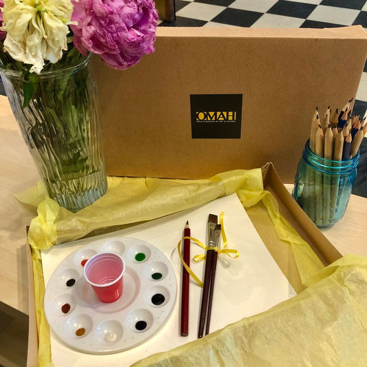 OMAH From Home:  Introduction to Self Portraiture with Oil Pastels