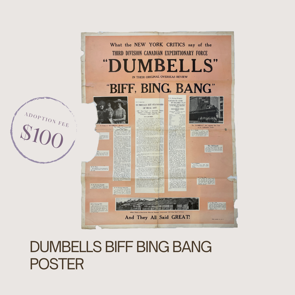 DUMBELLS BIFF BING BANG POSTER