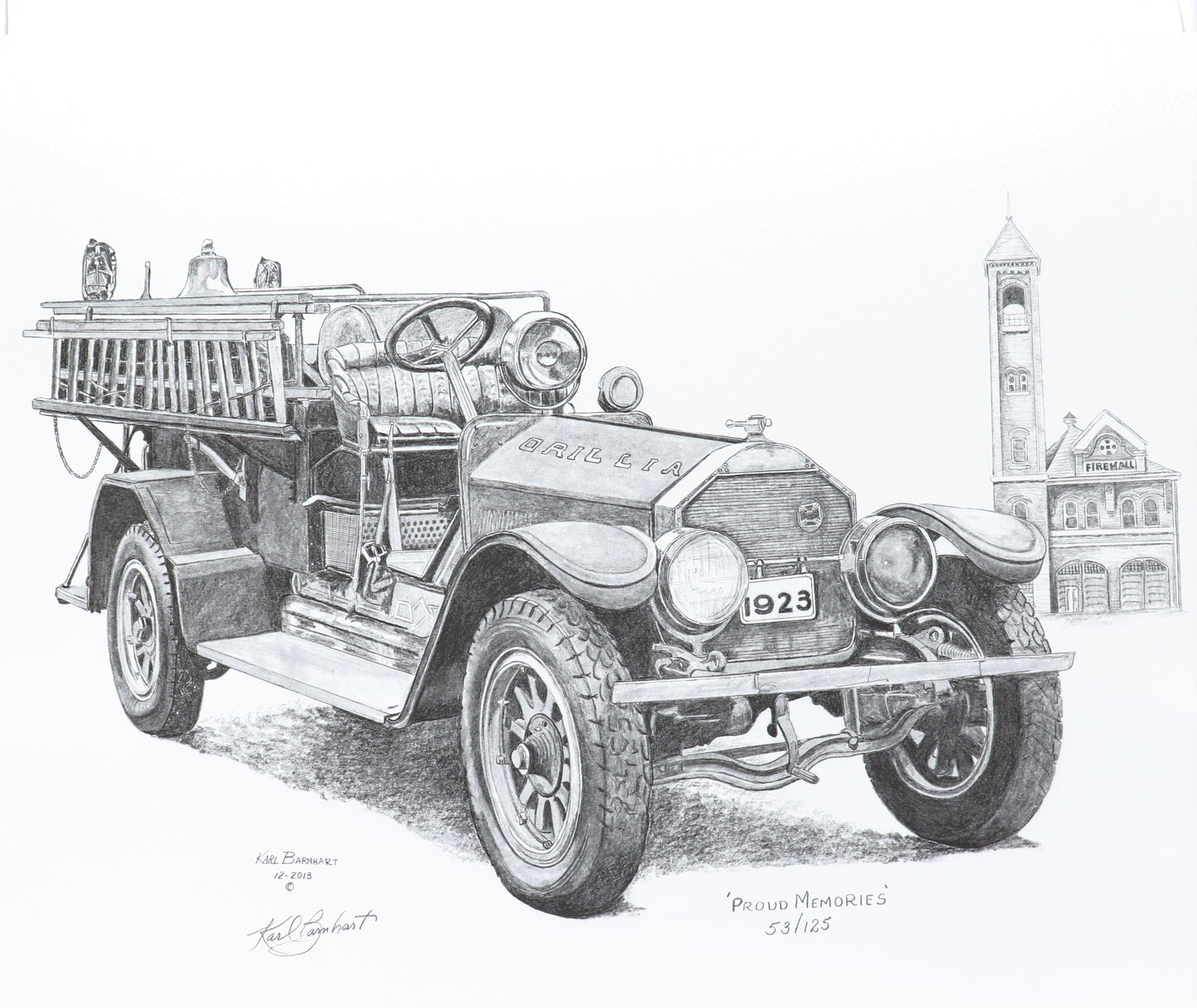 Proud Memories Fire Hall Print