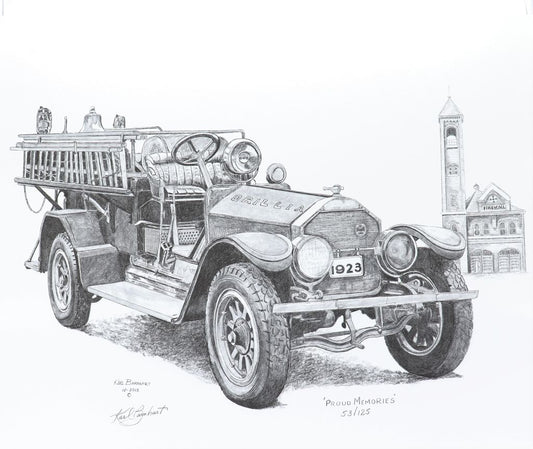 Proud Memories Fire Hall Print