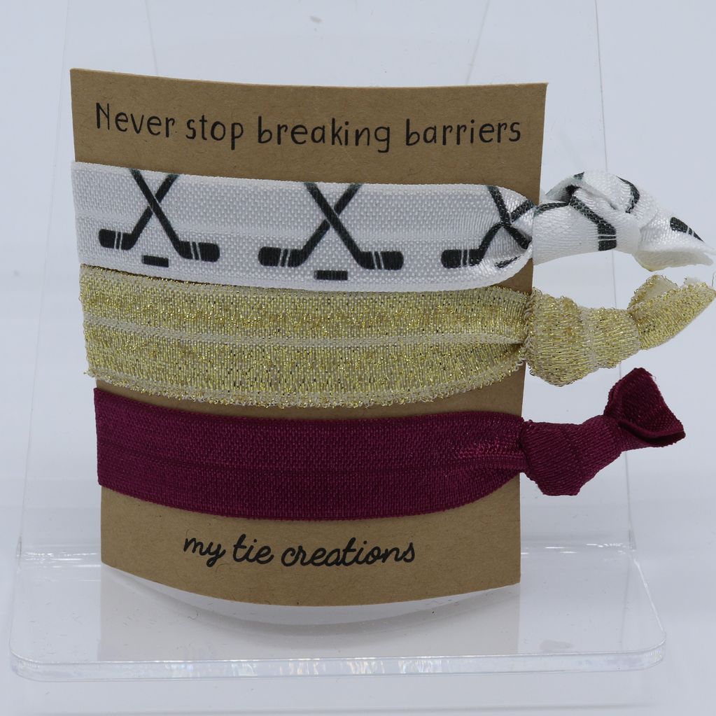 My Tie Creations - Hockey Hair Ties
