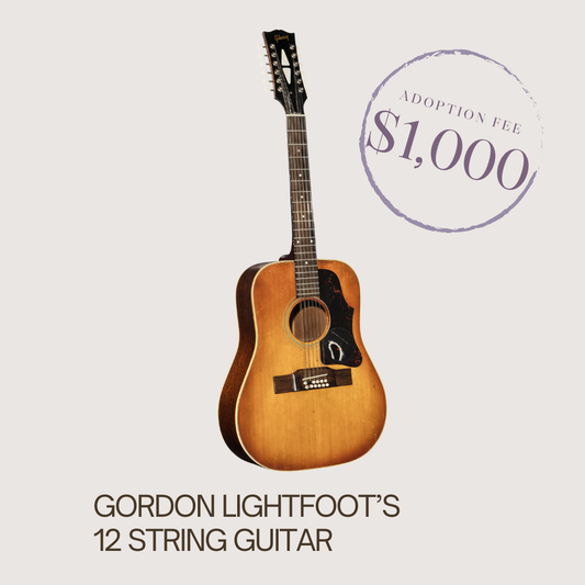 GORDON LIGHTFOOT'S 12 STRING GUITAR