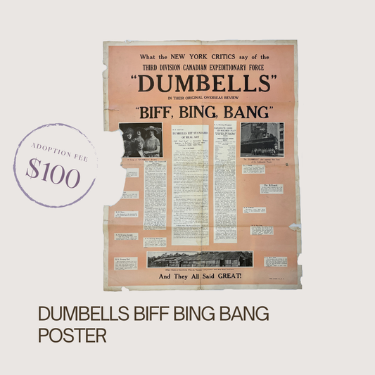 DUMBELLS BIFF BING BANG POSTER