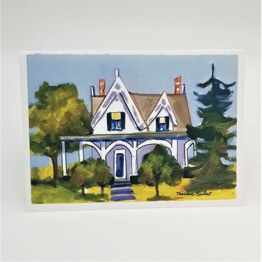 The Mulcahy House on Peter Street - Greeting Card by Marlene Bulas
